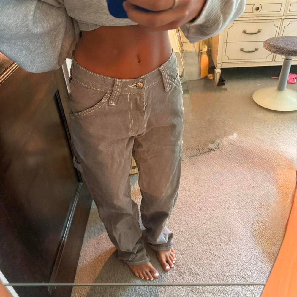 john galt grey/green-ish carpenter pants